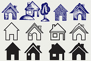Houses icons SVG