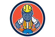 Angry Gorilla Construction Worker Ci