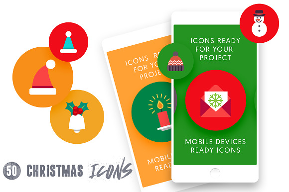 50 Christmas Icons Vol.3 in Christmas Icons - product preview 2