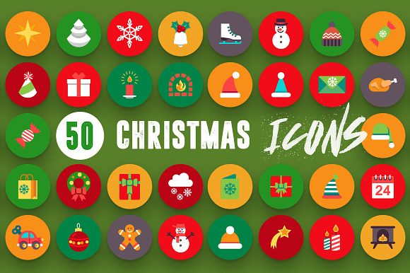 50 Christmas Icons Vol.3 in Christmas Icons - product preview 3