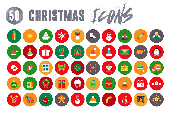 50 Christmas Icons Vol.3 in Christmas Icons - product preview 7