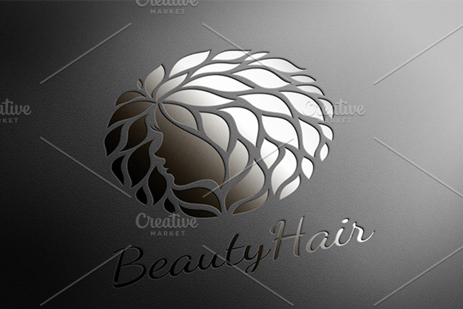 BeautyHair. Fashion Logo