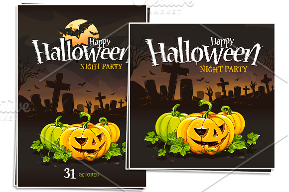 Halloween Design Templates in Illustrations - product preview 1