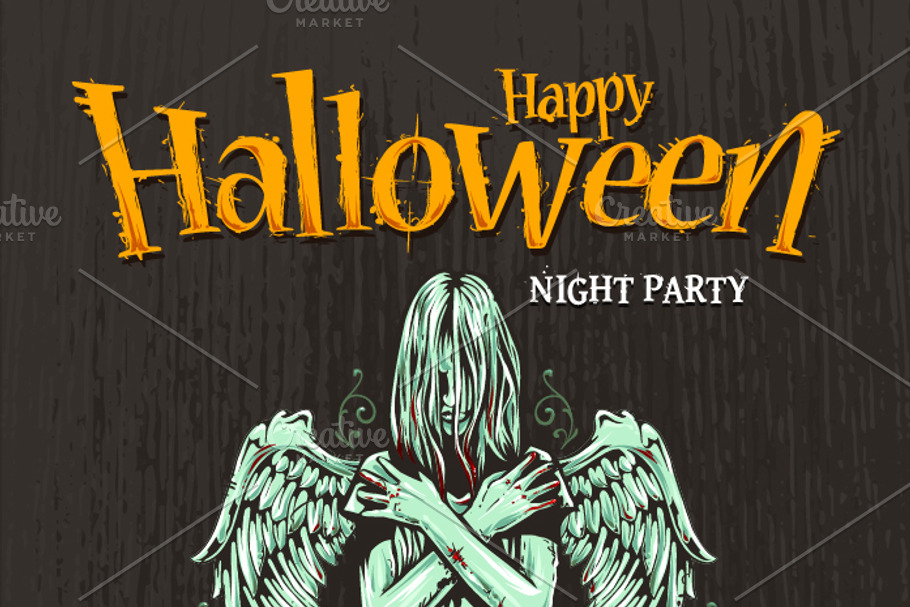 Halloween Party Poster in Illustrations - product preview 8