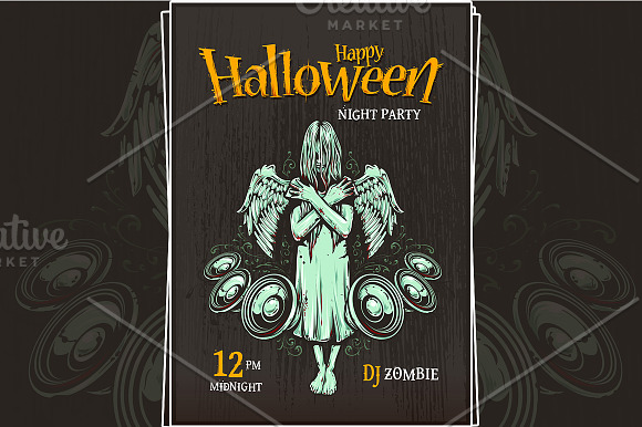 Halloween Party Poster in Illustrations - product preview 2