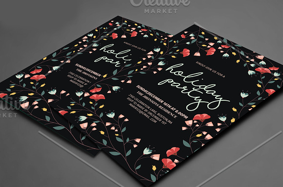 Holiday Party Invitations Template in Card Templates - product preview 1