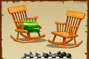 Rocking chairs and checkers