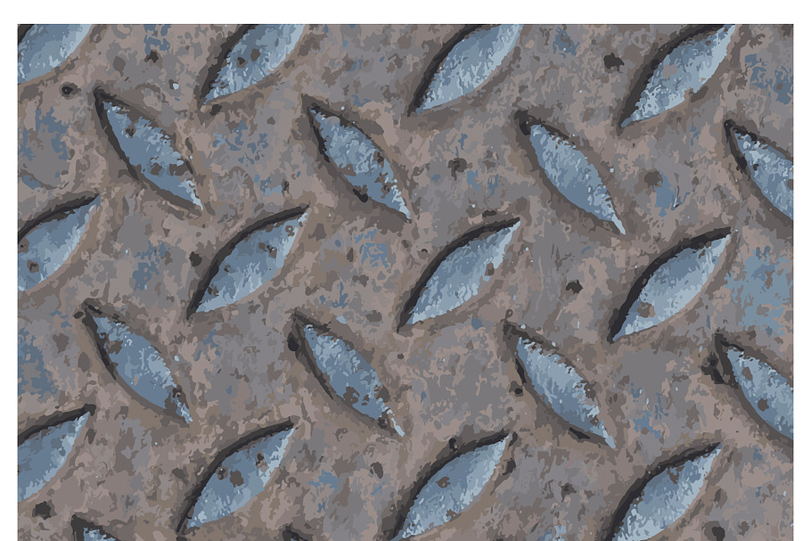 Tracing of grunge metal plate in Textures - product preview 8