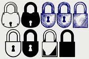 Locks security SVG