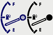 Indicator. Gas tank SVG