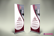 Wine Roll Up Banner