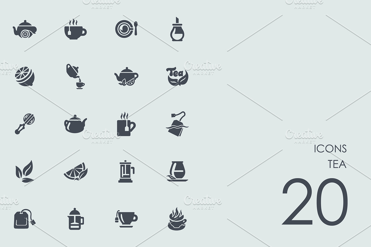 Tea icons in Icons - product preview 8
