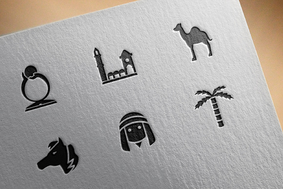 Qatar icons in Graphics - product preview 3