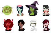 Halloween avatar set