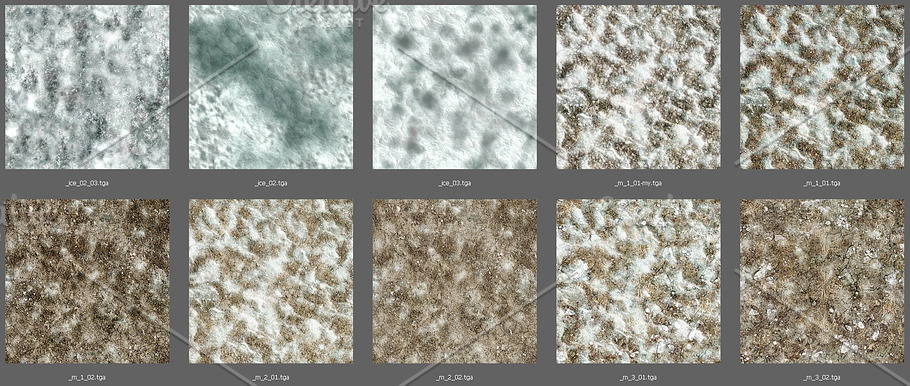 AUTUMN AND WINTER TEXTURE PACK in Organic - product preview 7