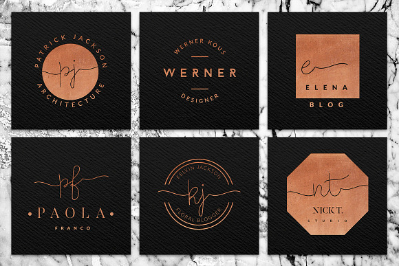Elegant Logo Pack VOL 3 in Logo Templates - product preview 2