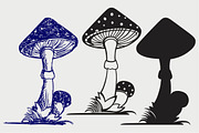 Mushrooms SVG