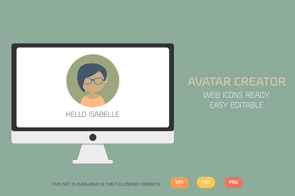 Avatar Creator in Illustrations - product preview 3