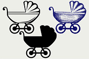 Baby carriage SVG