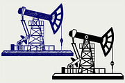 Concept of oil industry SVG