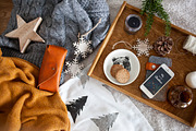 Christmas in bed - 8 photo mockups