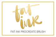 Fat Ink Brush - Procreate Brush
