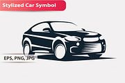 Stylized car Symbol