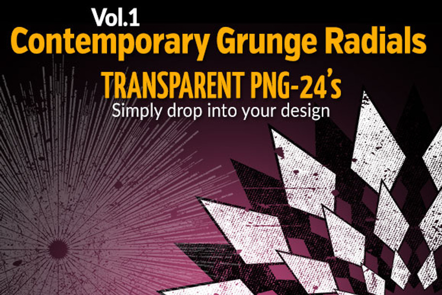 Contemporary Grunge Radials Vol.1 in Textures - product preview 8