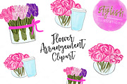 Tulip and Peonies Clipart