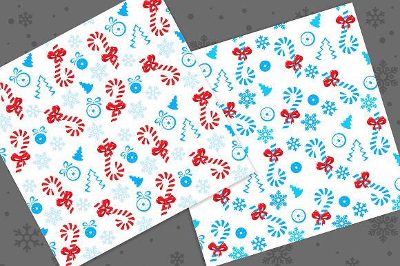 Vector CHRISTMAS SEAMLESS textures in Patterns - product preview 2