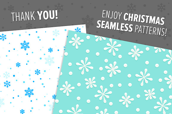 Vector CHRISTMAS SEAMLESS textures in Patterns - product preview 4