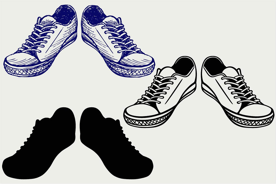 Sneakers SVG in Graphics - product preview 8