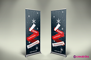 Christmas Roll Up Banner
