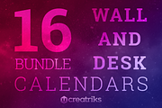 Bundle Wall and Desk Calendars