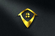 House Pin Logo Template