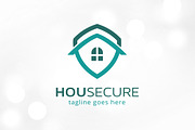 House Secure Logo Template