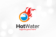 Hot Water Logo Template