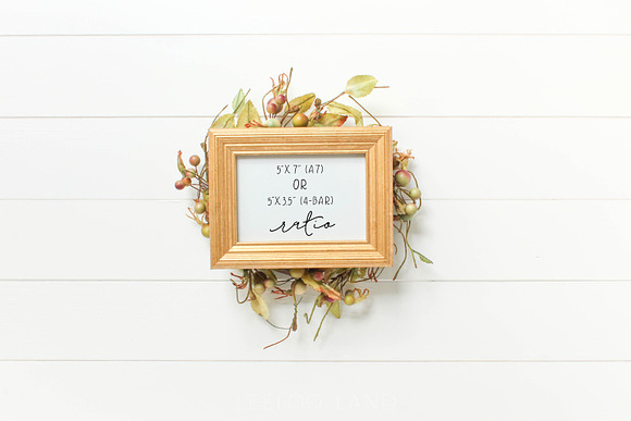Styled Festive Gold Frame Mockup 1 in Print Mockups - product preview 1