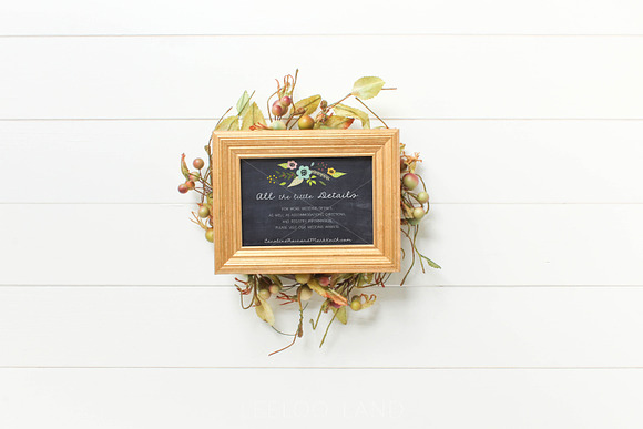Styled Festive Gold Frame Mockup 1 in Print Mockups - product preview 2