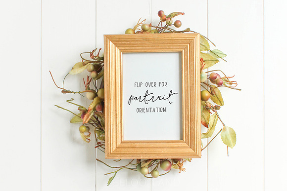 Styled Festive Gold Frame Mockup 1 in Print Mockups - product preview 3