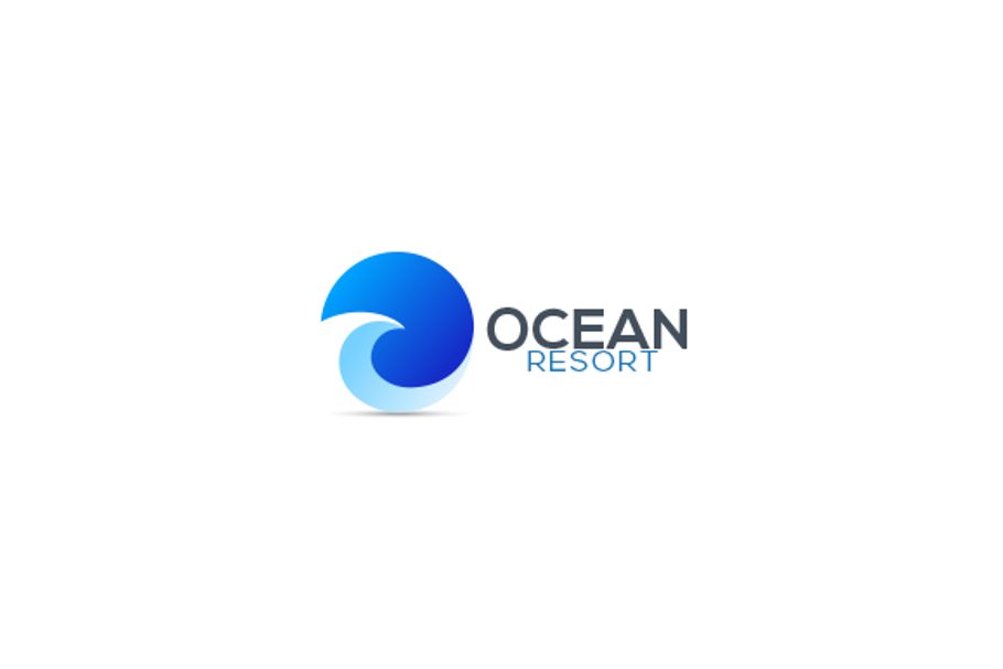 Ocean Resort in Logo Templates - product preview 8