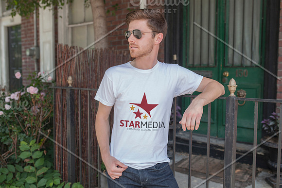 Star Media Logo in Logo Templates - product preview 2