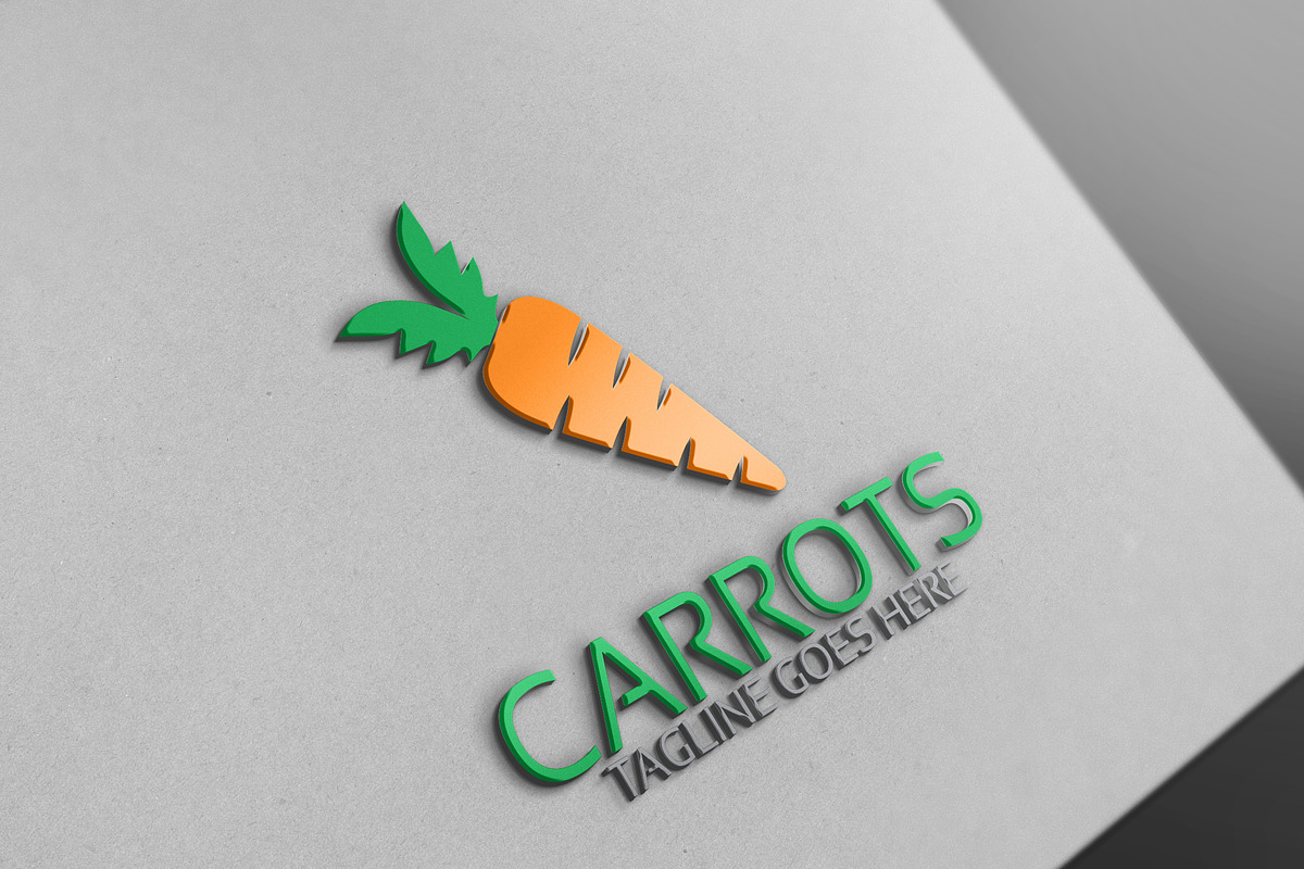 Carrot Logo Template in Logo Templates - product preview 8