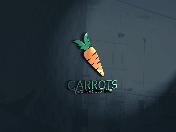 Carrot Logo Template in Logo Templates - product preview 1
