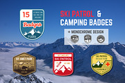 Mountain Ski Patrol Badges