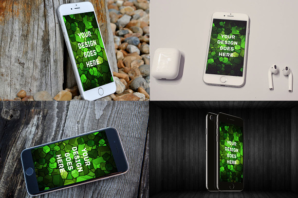 MEGA BUNDLE! - 50 iPone 7 and 6S in Mobile & Web Mockups - product preview 8