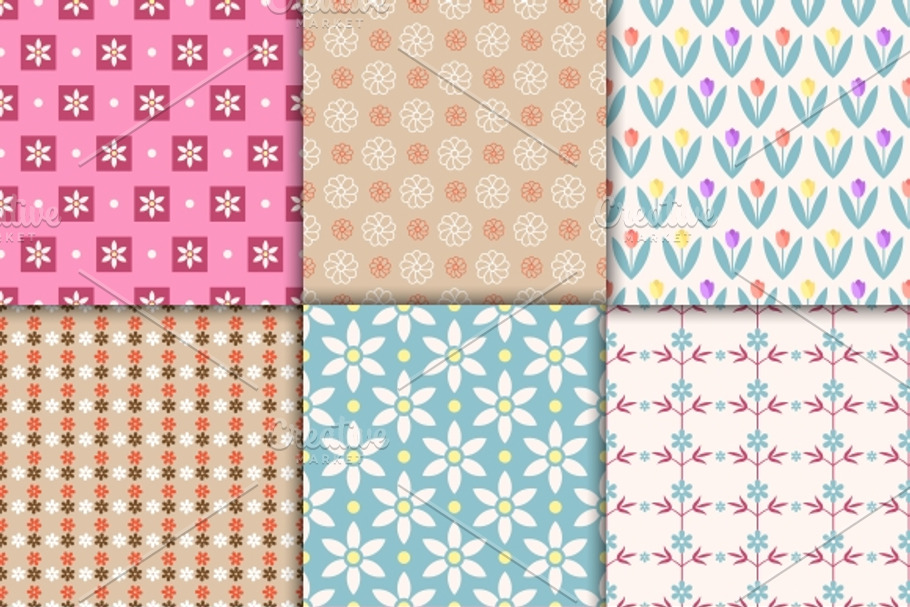 pretty pastel patterns in Patterns - product preview 8