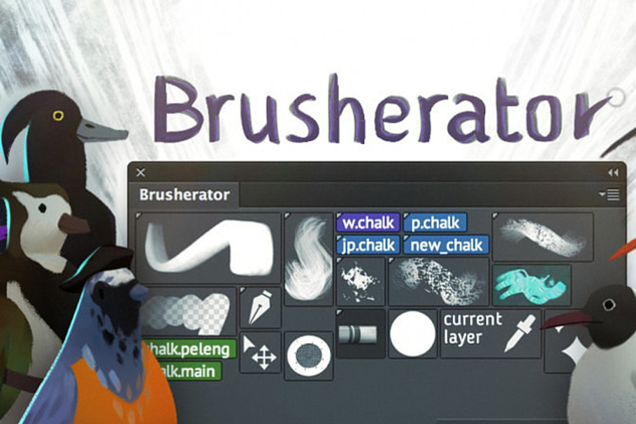 Brusherator for Photoshop CC+!