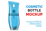 Clear Cosmetic Bottle Mockup Vol. 10