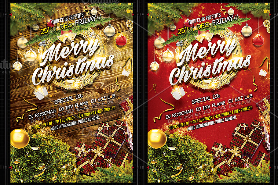 Christmas Flyer Template in Flyer Templates - product preview 8